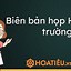 Biên Bản Họp Hội Đồng Trường Tiểu Học Lần 2