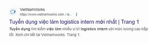 Cty Xkld Vov Tuyển Dụng Thực Tập Sinh Logistics