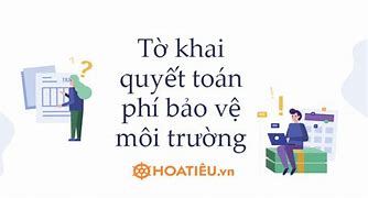 Mẫu Tờ Khai Quyết Toán Phí Bảo Vệ Môi Trường