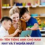 Tên Mỹ Cho Nam